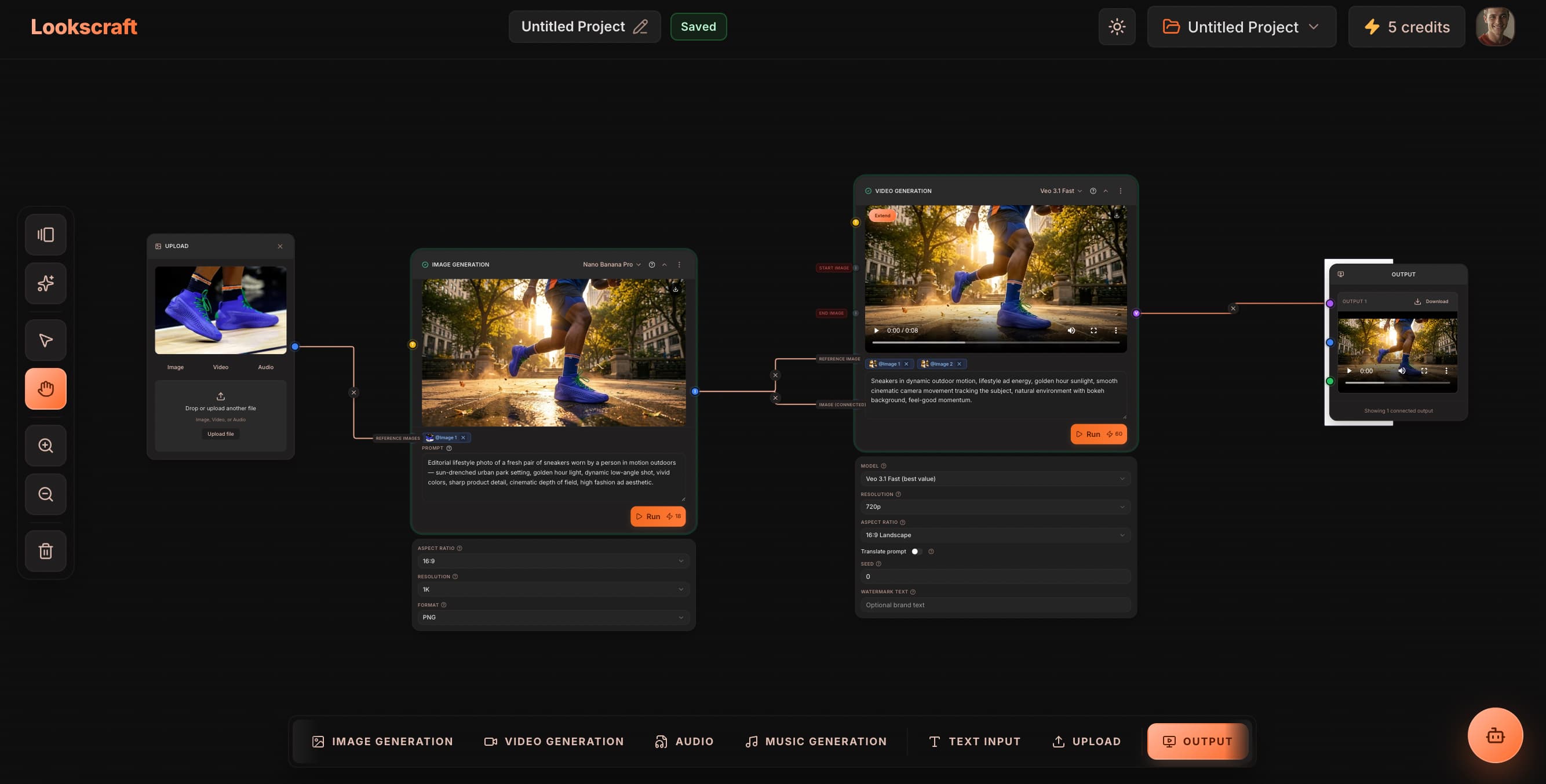 LooksCraft canvas preview